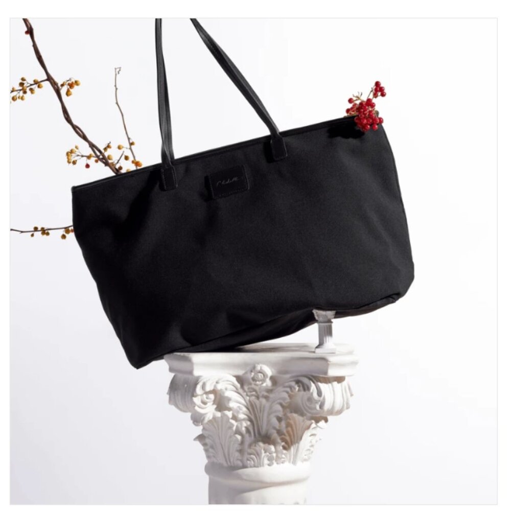 Cleobella Canvas Tote in Black